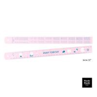 ราคา Moshi Moshi ไม้บรรทัดอะลูมิเนียม ไม้บรรทัดลายการ์ตูนน่ารัก 12 นิ้ว รุ่น 7100028491 28496 (17187673535)