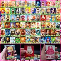 ราคา พร้อมส่ง การ์ด Labubu ลาบูบู้ ประมาณ 23 25 ใบ มีรูป เป่ายิ้งฉุบ มาพร้อมค่าพลัง HP และ ATK ราคาถูกมาก (21784156095)