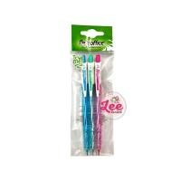 ราคา ปากกา Flex office 0 7 mm 3ด้าม Super Trendee (21769765685)