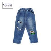 ราคา Chelsee กางเกงยีนส์ขายาว เด็กผู้ชาย รุ่น 128003 เอวยางยืด ลายไดโนเสาร์ ผ้ายีนส์ เดนิ่ม นิ่ม อายุ 1 5 10ปี เสื้อผ้าแฟชั่นเด็กโต (21994647108)