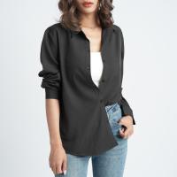 ราคา haas เสื้อผู้หญิง ทรงเชิ้ตแขนยาว สีพื้น HBSU5546 (21754807929)