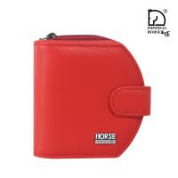 ราคา Imperial Horse 001 B กระเป๋าสตางค์ผ้าหนังแท้ 100 มีซิปสําหรับผู้หญิง whit a box (19659989017)