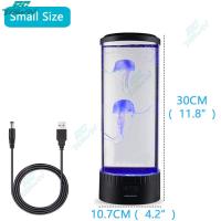 ราคา โคมไฟชาร์จ Usb แมงกะพรุน Led ตู้ปลาเปลี่ยนสีไฟกลางคืน Usb รีโมทคอนโทรลของขวัญวันเกิด (21779924744)