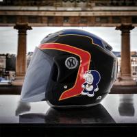 ราคา หมวกกันน็อคสำหรับผ้ใหญ่ แบบเต็มใบไม่ปิดคาง ลายลิขสิทธิ์แท้โดราเอม่อน DORAEMON รุ่น RACER 04 มี 4 สี (18038166324)