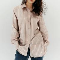 ราคา Closet Crush เสื้อเชิ้ตลายทาง สีน้ำตาลอ่อน (21720232172)