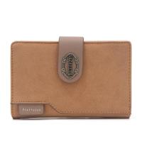 ราคา กระเป๋าสตางค์ผู้หญิงกระเป๋าสตางค์ใส่นามบัตรปานกลางกระเป๋าถือวินเทจเรียบ (22005140926)