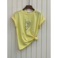 ราคา Vineapple909 เสื้อยืดติดดอกไม้ เสื้อแฟชั่นแขนสั้นแขนยาว เสื้อยืด Oversizeเสื้อผู้หญิงลายทาง สกรีน พิมพ์ลายเสื้อยืดคอกลมคอวีไซส์ใหญ่ Big size T shirt (17453130143)