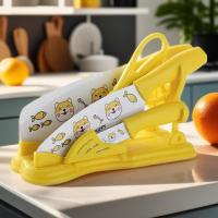 ราคา ชุดมีดทำครัว ชุดมีดและอุปกรณ์ทำครัวเซ็ท 5 ชิ้น อุปกรณ์ทำครัว มีด ชุดมีดเซ็ต พร้อมฐานตั้งมีด (21553355673)