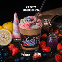ราคา Molto x Lush Zesty Unicorn ไอศกรีมซอร์เบท์ผลไม้ 1 ถ้วย 16 oz Molto premium Gelato (21909627143)