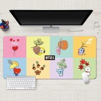 ราคา แผ่นรองเมาส์ขนาดใหญ่พิเศษเกาหลี BT21 BTS รอบโต๊ะการ์ตูนน่ารักแผ่นรองโต๊ะคอมพิวเตอร์ขนาดใหญ่ (20474038627)