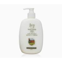 ราคา Ivy Naturale hand body lotion with Purified Goats milk 450ml โลชั่นดูแลผิวมือและกาย ตรา ไอวี่ BBF 11 2025 (21788102281)