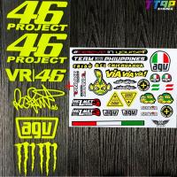 ราคา 46 Rossi สติ๊กเกอร์ตกแต่งหมวกกันน็อคสะท้อนแสง Monster Energy Body Scratch Blocking Decal อุปกรณ์เสริม (21516248698)