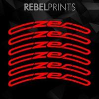ราคา Retcmall6 Cannondale CZERO 12ชิ้น สติกเกอร์ขอบล้อที่กำหนดเองสำหรับจักรยานเสือภูเขา จักรยานเสือหมอบ (14781257460)