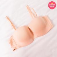 ราคา ฟองน้ำหนา 4 CM เสื้อในดันทรง ไร้ขอบ มีโครง อกชิด อก 32 36 ชุดชั้นใน เสื้อชั้นใน ทรงเกาะอก J25 Valentine House (21494894148)