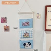 ราคา กระเป๋าแขวนผ้า กระเป๋าแขวนผนังหอพักสุดสร้างสรรค์ กระเป๋าแขวนผนัง ถุงเก็บของแบบแขวนติดประตูตู้ (21696625040)