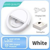 ราคา แสงแฟลชเสริมวงแหวนเซลฟี่ขนาดเล็กไฟ LED ติดชาร์จได้แบบพกพาไฟ3ระดับสำหรับแท็บเล็ตโทรศัพท์แล็ปท็อป (20924388429)