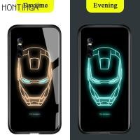 ราคา Hontinga สำหรับ VIVO V15 V15 Pro กรณีส่องสว่างเวนเจอร์สมหัศจรรย์ซูเปอร์ฮีโร่กัปตันอเมริกาไอรอนแมนกรณีโทรศัพท์เรืองแสงในที่มืดกระจกนิรภัยกลับปลอกปก (735554944)