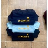 ราคา เสื้อยืด คอกลม ปัก กลางอก CC Double O (21947360287)
