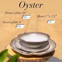 ราคา จานสเต็กยกขอบจานฟิวชั่นรุ่นOyster (21781091117)