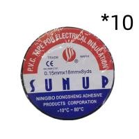 ราคา เทปพันสายไฟ 3M แพ็ค 10 ม้วน เทปพัน สายไฟ รุ่น Temflex ขนาด 10M สีดำ (21906036794)