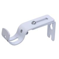 ราคา SHIRUI 1pc ปรับได้ปรับได้ ราวแขวนผ้าม่าน โลหะสำหรับตกแต่ง ไม้แขวนเสื้อสำหรับราวขนาด1นิ้ว ที่ยึดราวผ้าม่าน ของใหม่ บ้านในบ้าน ราวม่านหน้าต่าง สำหรับผนัง (21873450774)