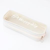 ราคา สวัสดี กระเป๋าดินสอ PVC ใส สีพาสเทล ใส่ของได้เยอะ มีซิป (21501042315)