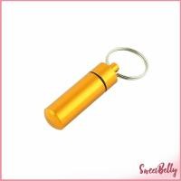 ราคา Sweet Belly กล่องยายาพวงกุญแจอลูมิเนียม กล่องใส่ยาขนาดเล็กแบบพกพากันน้ำ Keychain Pill Box (21338477474)