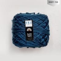 ราคา ไหมพรม 4Ply ไหมพรมเบบี้ซอฟท์ เบบี้ซิลค์ ไหมพรมสำหรับเด็ก 4Ply 100G I ไหมพรมฟ้ามุ่ย Fahmui Yarn (19649354283)