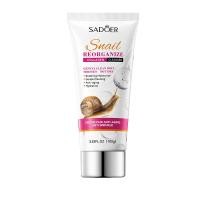 ราคา โฟมล้างหน้า สเนล Snail ผิวหน้ากระจ่างใส เนียนนุ่ม หลังล้างหน้า ด้วยสารสกัดจากธรรมชาติ SADOER Cleanser 100g 1467 (21984988710)