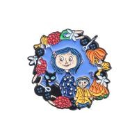 ราคา Hallowmas ภาพยนตร์สยองขวัญ Coraline เข็มกลัดการ์ตูนการ์ตูน Coraline เข็มกลัดตุ๊กตาเข็มกลัดโลหะ (22011633720)