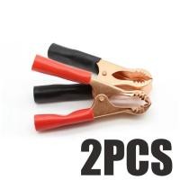 ราคา ขั้วต่อคลิปหนีบผมปากจระเข้สำหรับรถยนต์ขนาด7ซม คีมหนีบแบตเตอรี่คลิปจระเข้ขั้วต่อแบตเตอรี่ตัวหนีบตะกั่วทดสอบขั้วต่อคลิปหนีบผมปากจระเข้ (20604637440)