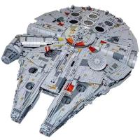 ราคา LEGO Building Block Star Wars 75192 Luxury Edition Millennium Falcon Spaceship Model High difficulty Assembly Toy Birthday gift for childrens toys (21906303347)