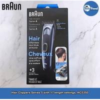 ราคา Braun Hair Clipper Series 5 ปัตตาเลี่ยนตัดผมไร้สาย เครื่องตัดผมไฟฟ้า (21448534500)