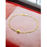 ราคา Keen jewelry สร้อยข้อมือทองแท้ สร้อยข้อมือผู้หญิง สร้อยข้อมือ 9K ของแท้ สร้อยข้อมือ 9K อิตาลี ลายบ๊อกเชน พร้อมเม็ดบอล สีทอง มีใบรับประกันจากทางร้าน (22018878087)