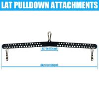 ราคา Big savings Lat Pulldown Long T Bar Adjustable Back Training Bar For Biceps Triceps Arm Strength Training Pulley Fitness System Accessories (21329970097)