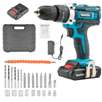 ราคา BOSCH สว่านไร้สาย สว่านไฟฟ้า แท่นขุดเจาะไร้สาย 3 ระบบ 149V เครื่องชาร์จสายเคเบิลผลกระทบ 2 แกนแบตเตอรี่ค้อนเครื่องเจาะไม้เหล็กคอนกรีตอิฐการใช้งานที่หลากหลาย (22007950944)