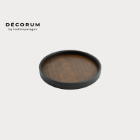 ราคา Decorum Circular Leather Wood Tray ถาดหนังกลมไม้ ใส่ของ เครื่องประดับ ตกแต่งบ้าน โรงแรม (20960716529)