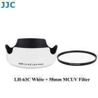 ราคา JJC LH 63C วัสดุ ABS เลนส์ฮูดกล้องเปลี่ยน Canon EW 63C สำหรับ Canon EOS 90D 80D 77D 200D 200DII 850D 800D 750D กล้องพร้อม EF S 18 55 มม f 3 5 5 6 IS STM EF S 18 55 มม f 4 5 6 IS STM เลนส์ (19094414921