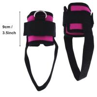 ราคา Direct sales 1 Pair Fitness Exercise Resistance Band Ankle Straps Cuff For Cable Machines Ab Leg Glute Training Home Gym Fitness Equipment (21329476231)