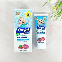 ราคา ยาสีฟัน ปราศจากฟลูออไรด์ สำหรับเด็ก 0 3 Years Kids Training Toothpaste Fluoride Free Fruit 1 5 oz Orajel (21419852711)