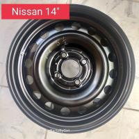 ราคา ราคาต่อวง ล้อกะทะNissanขอบ14 14x5 1 2 4รู100 ดุม60 1 ทำสีใหม่ สำหรับNissan Almera March Note (18339473815)