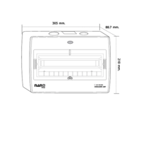 ราคา ส่งไวมาก NANO ตู้เปล่า ตู้คอนซูมเมอร์ รุ่นเกาะราง กล่องไฟ ตู้ไฟ ตู้คอมบายเนอร์ ตู้โหลด ตู้ควบคุมไฟ NANO PLUS ราคาขายส่ง (22008220222)