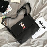 ราคา กระเป๋าสะพายข้างผู้หญิงผ้าแคนวาสสไตล์ญี่ปุ่นสไตล์วิทยาลัยน่ารักลายการ์ตูนปักลายหมีนักเรียน (21571668142)