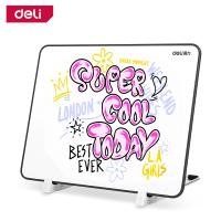 ราคา Deli กระดานไวท์บอร์ด กระดานเขียนลบได้ กระดานไวท์บอร์ดเด็ก พร้อมขาตั้งปรับได้ ปากกา แปรงลบ แม่เหล็ก เขียนได้2ด้าน ใช้งานแนวตั้งแนวนอน เขียนลื่น Whiteboard (21715317289)