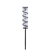 ราคา TWiyo เครื่องวัดปริมาณน้ำฝนแก้วเครื่องวัดปริมาณน้ำฝนที่มีเกล็ดใส17เกล็ดเครื่องวัดปริมาณน้ำฝนที่ถอดออกได้มีเสาโลหะเกลียวเครื่องวัดปริมาณน้ำฝนลอยน้ำสำหรับสวนกลางแจ้ง Iandscapes (19922921935)