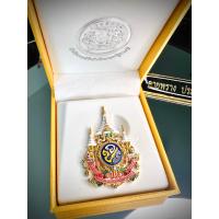 ราคา เข็มที่ระลึกแท้ ตราสัญลักษณ์งานเฉลิมพระเกียรติรัชกาลที่ 10 งานพระราชพิธีมหามงคลเฉลิมพระชนมพรรษา 6 รอบ 2567 ฟรี ป้ายตราสัญญาลักษณ์ 72 1 ชิ้น (21970538889)
