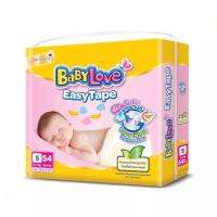 ราคา BabyLove Easy Tape ผ้าอ้อมเด็ก เบบี้เลิฟ แบบเทป NBและS (20201261404)