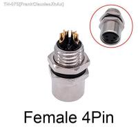 ราคา M8 sensor connector waterproof male female plug straight angle screw threaded coupling 3pin 4pin (19916674131)