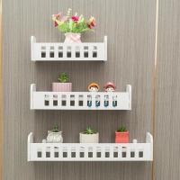 ราคา ชั้นวางของติดผนังตกแต่งบ้าน ชั้นวางของติดผนัง 3 ชั้น Shelves Set ชั้นวางของติดผนัง ไม่ต้องเจาะผนัง ติดตั้งง่าย (22014006814)