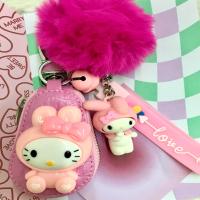 ราคา กระเป๋าใส่กุญแจรีโมทรถยนต์ ซองใส่กุญแจน่ารัก พวงกุญแจ สามารถใส่กุญแจรถและกุญแจบ้าน (9627101265)
